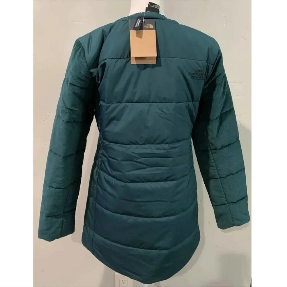 The North Face Women’s Harway Collarless Midi Jacket PONDEROSA GREEN‎ XXL New